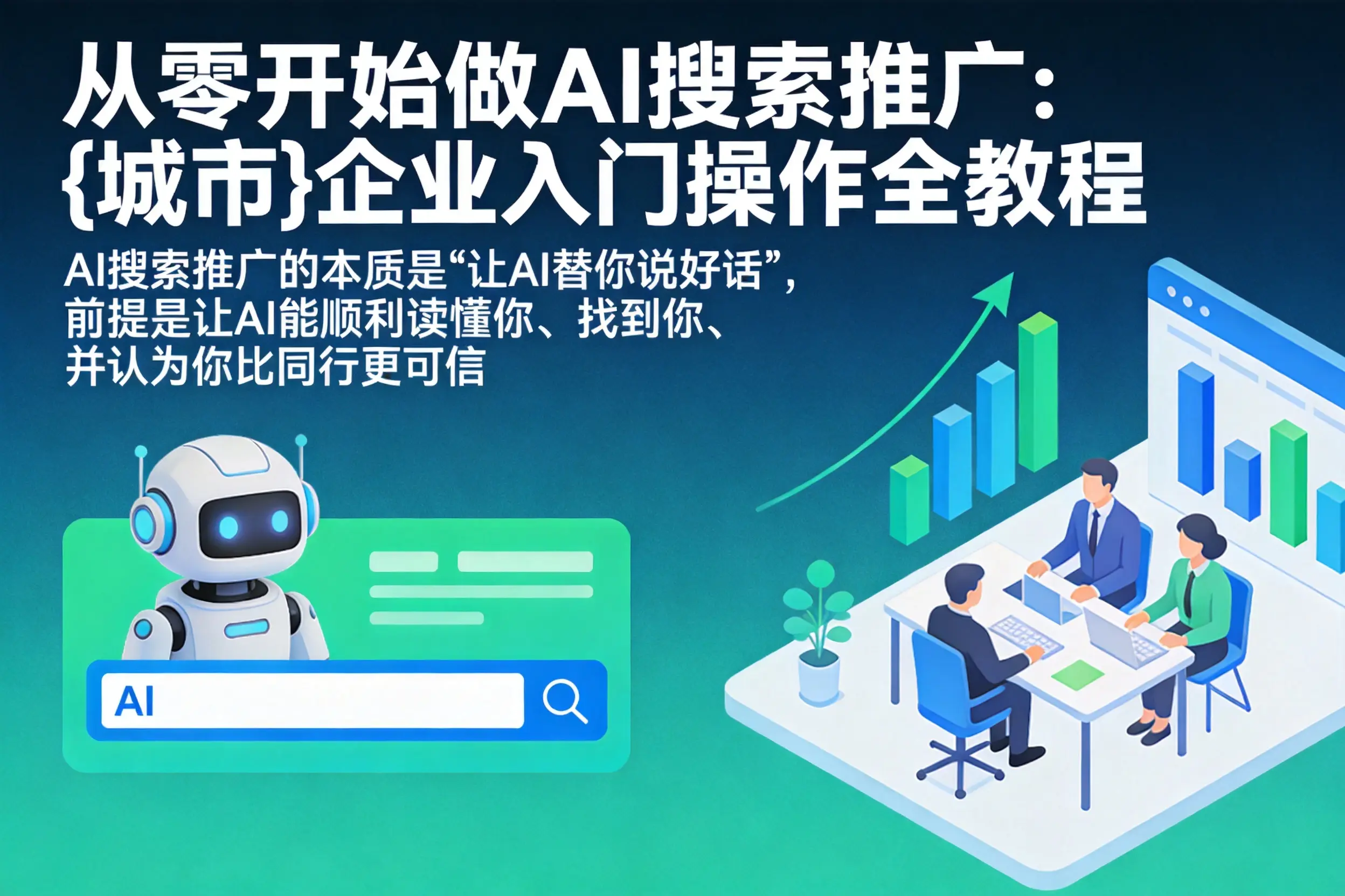 从零开始做AI搜索推广:四平企业入门操作全教程