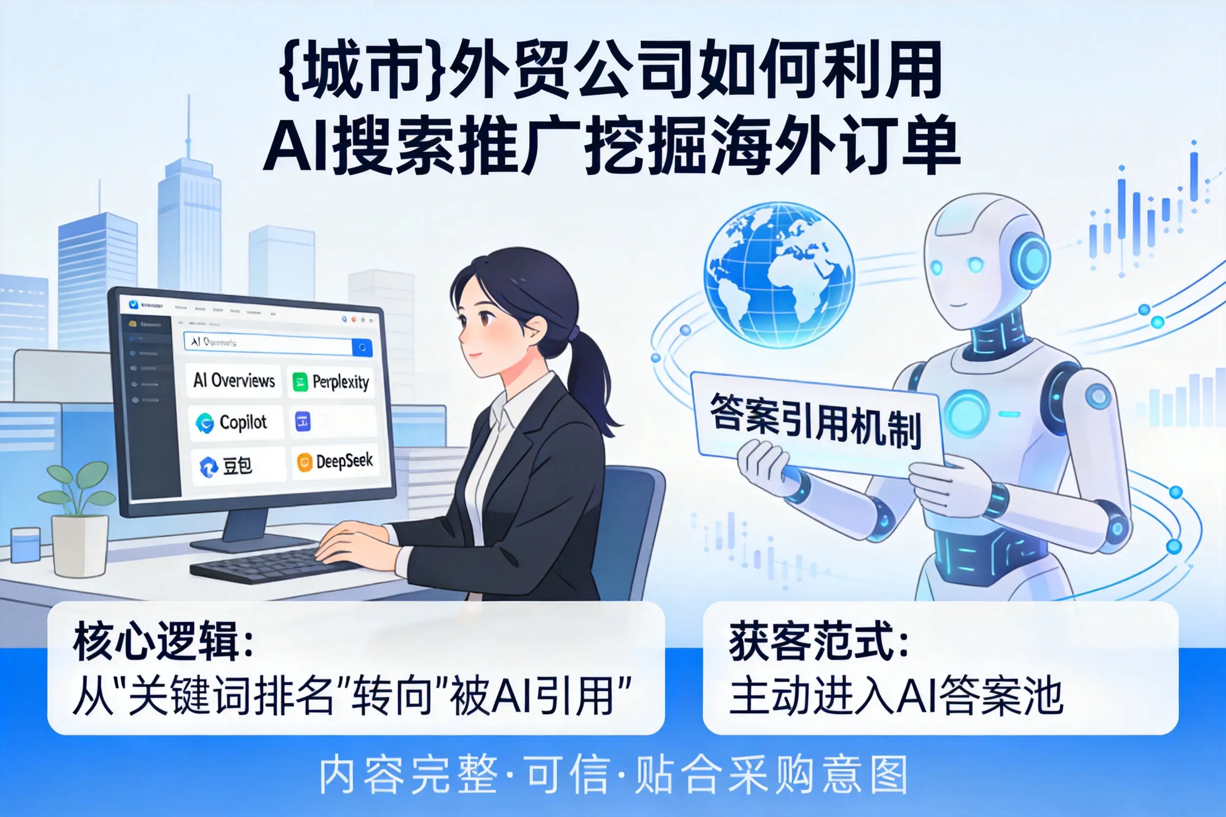 四平外贸公司如何利用AI搜索推广挖掘海外订单