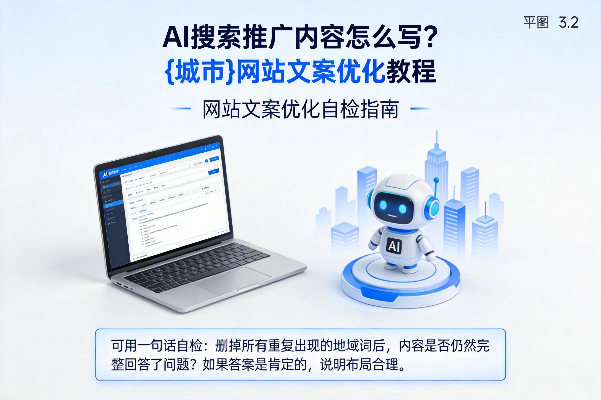 AI搜索推广内容怎么写？四平网站文案优化教程