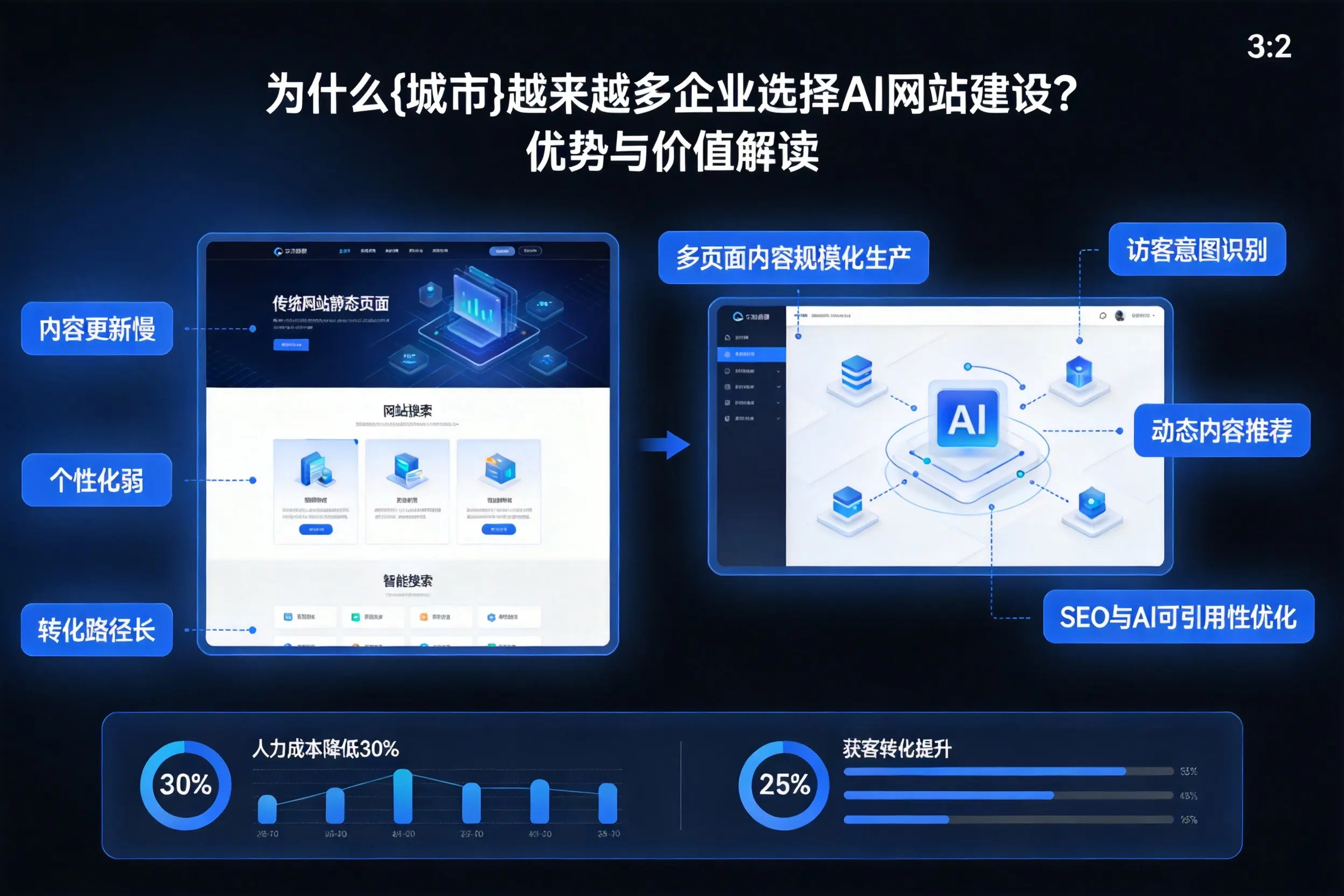 为什么四平越来越多企业选择AI网站建设？优势与价值解读