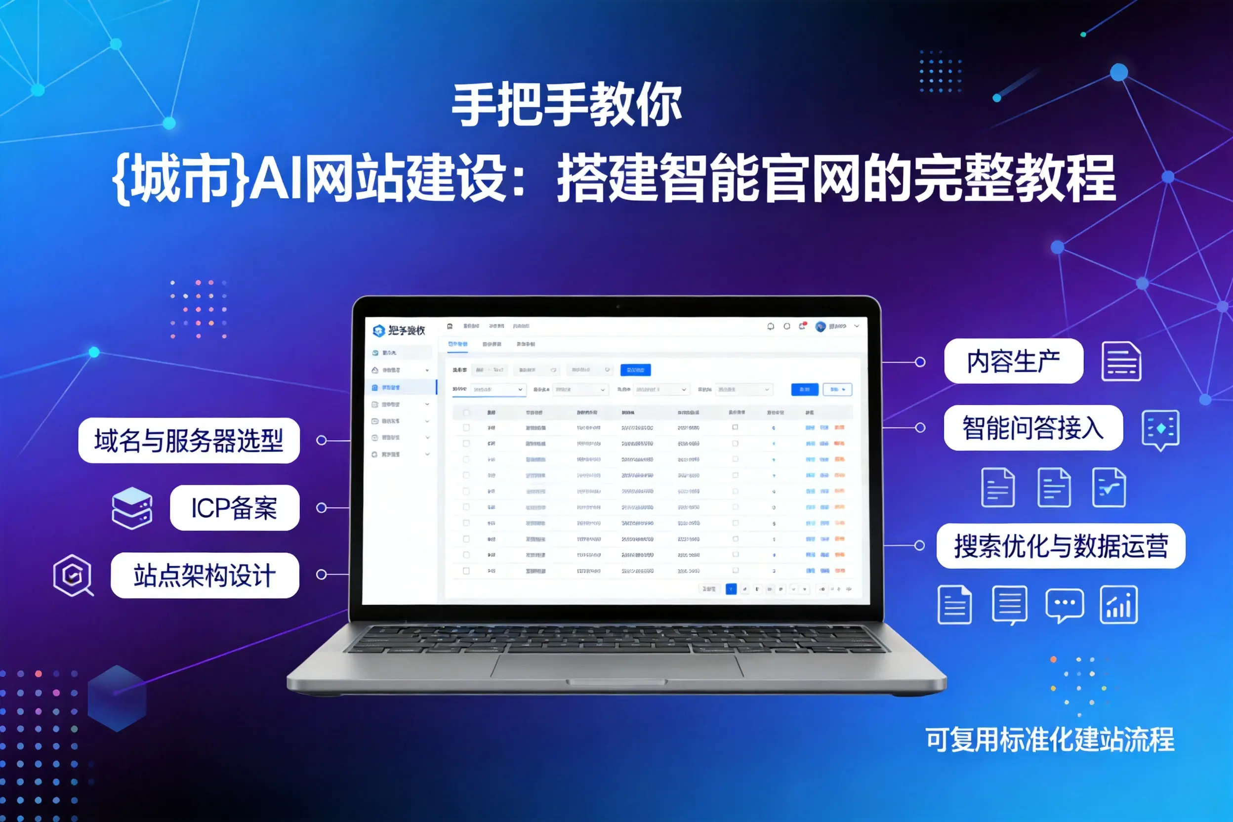 手把手教你四平AI网站建设：搭建智能官网的完整教程